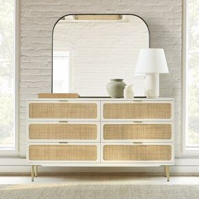 Ida Woven 6-Drawer Dresser (60") | West Elm (US)