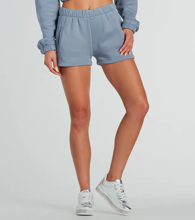 Weekend Loading High-Rise Fleece Shorts | Windsor Stores