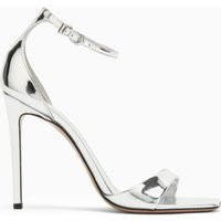 Paris Texas High Silver Leather Sandal | Balardi (US & Canada)