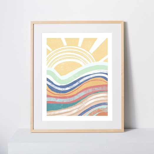 Walker Noble Studios Framed Print - Let the Sunshine In | West Elm (US)