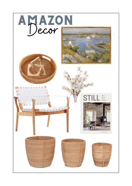 Amazon home decor finds. 
Coffee table books / baskets. Gold decor 

#LTKunder100 #LTKunder50 #LTKhome