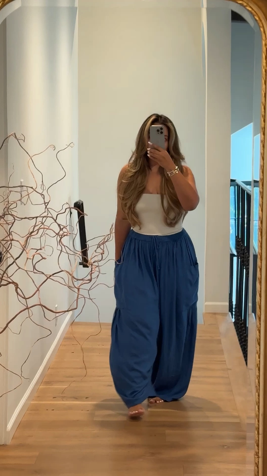 Laidback spring outfit of the day! I’m wearing a size large in the pants and top. 

Spring style, warm weather outfits, casual spring outfit, midsize style, curvy petite, spring street stylee

#LTKMidsize #LTKootd #LTKSeasonal