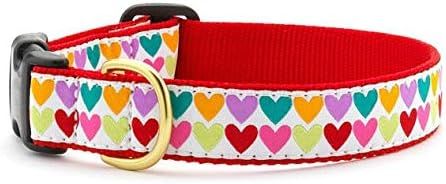 Up Country Heart and Valentine Patterns Dog Collars and Leashes (Pop Hearts Dog Collar, X-Small (... | Amazon (US)