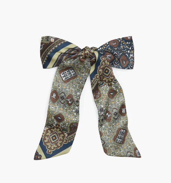 The Belle Bow - Olive Equestrian Scarf | Hill House Home US