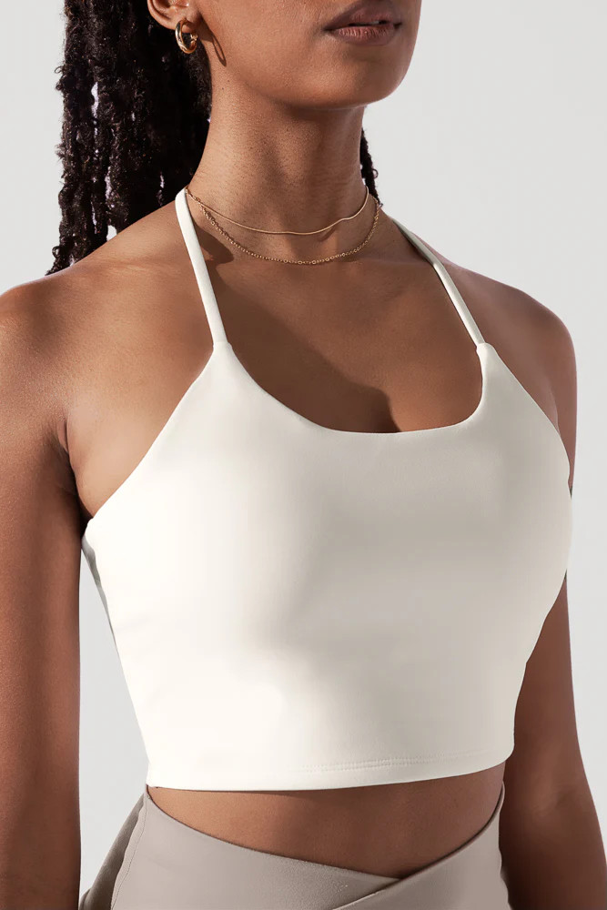 Flexy Crop Top - Cream | POPFLEX