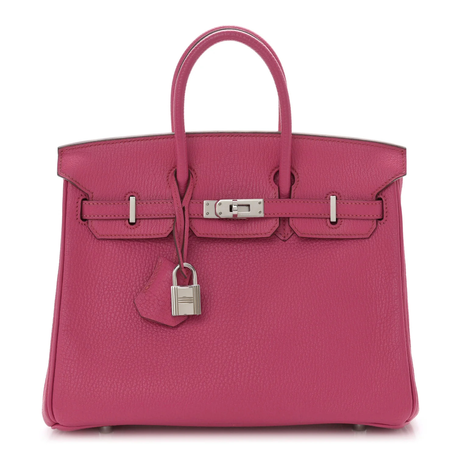 Chevre Mysore Birkin 25 Rose Shocking | FASHIONPHILE (US)