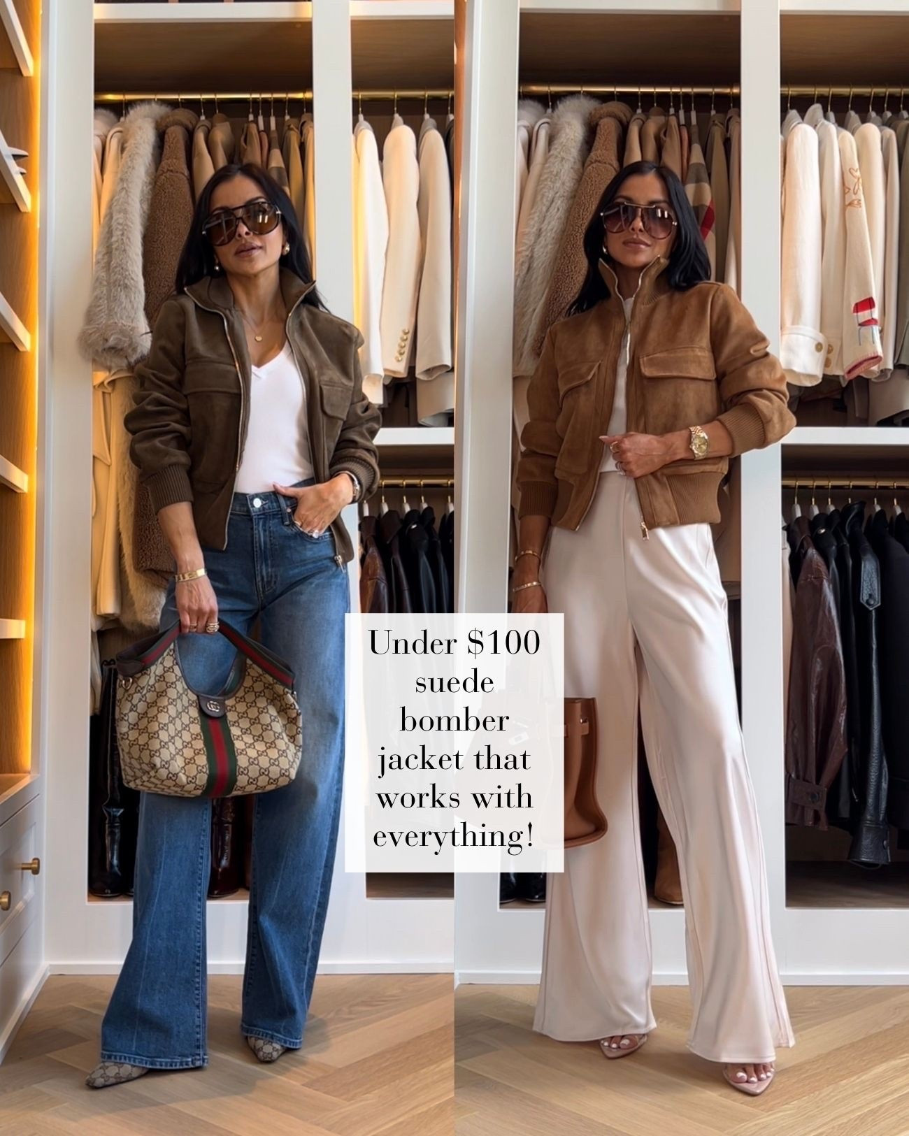 Fall outfit ideas
Zara suede bomber jacket under $100

#LTKSeasonal #LTKOver40 #LTKootd