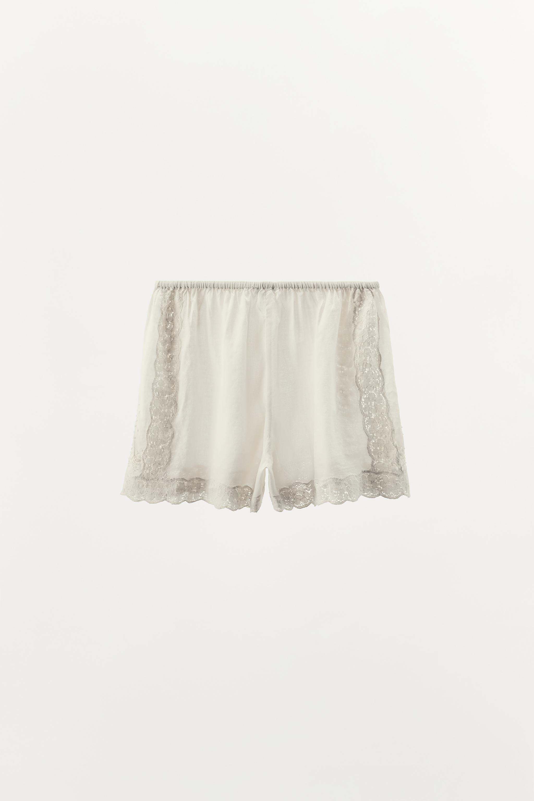 EMBROIDERED BEADED SHORTS | Zara UK