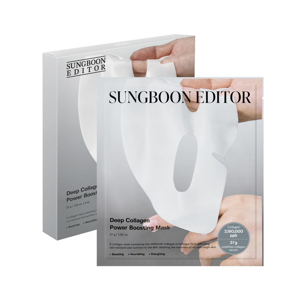 Amazon.com : SUNGBOON EDITOR Deep Collagen Overnight mask 37gx4ea | Real Collagen 2,160,000PPB fo... | Amazon (US)