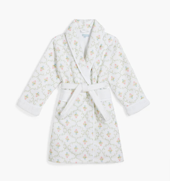 The Tiny Hotel Robe - Pastel Trellis | Hill House Home US