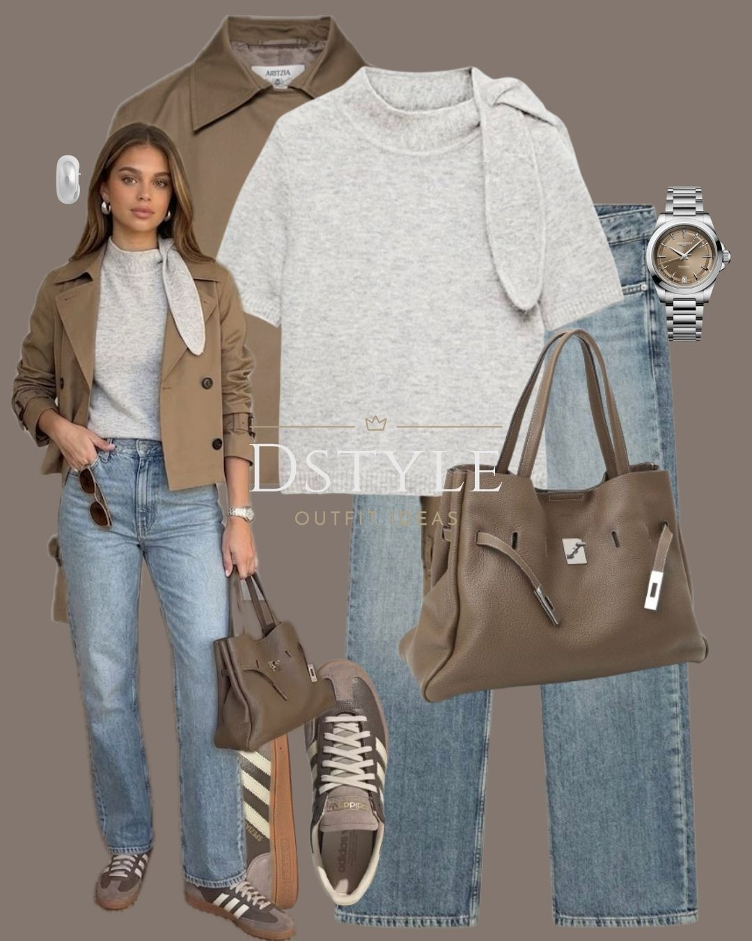 Smart-casual layering at its finest 🤎 Pairing a cropped trench with the SAOIRSE Belt Soft Structural Shoulder Tote to elevate off-duty style.

#LTKootd #LTKWorkwear