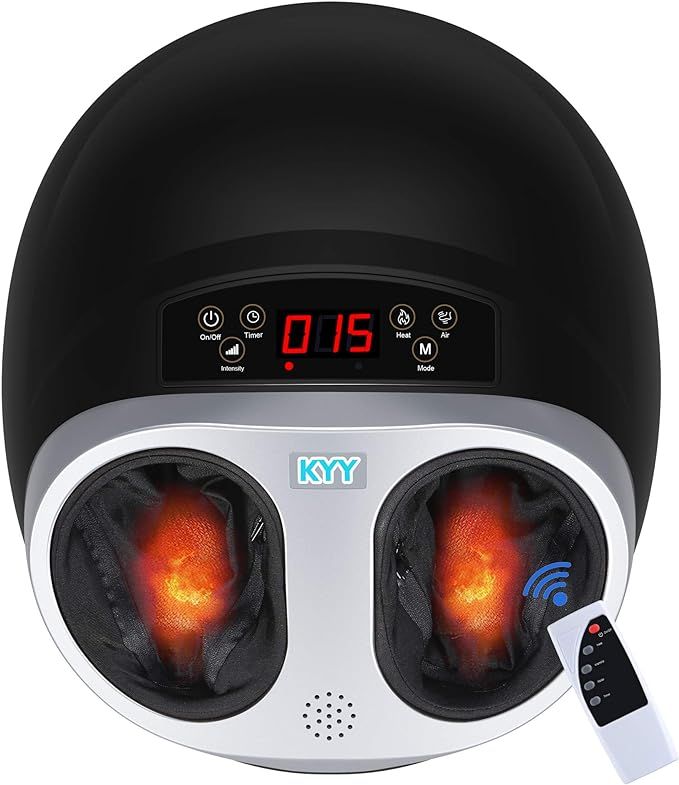 KYY Foot Massager, Electric Foot Massager Machine with Remote Control, with Heating Function, Dee... | Amazon (US)