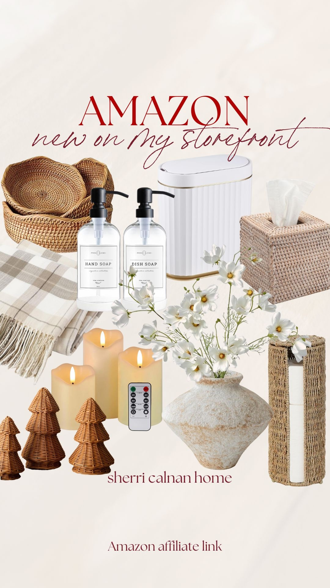 Amazon New on My Storefront!
Fresh Amazon arrivals that blend warmth and texture for a simple and inviting home style. These pieces add easy charm to any space. Amazon home decor, new Amazon finds, neutral home updates, cozy home favorites, Amazon storefront picks, woven textures, timeless home design, everyday home style, natural materials, Amazon home inspiration sherricalnanhome

#LTKHome #LTKHoliday #LTKGiftGuide