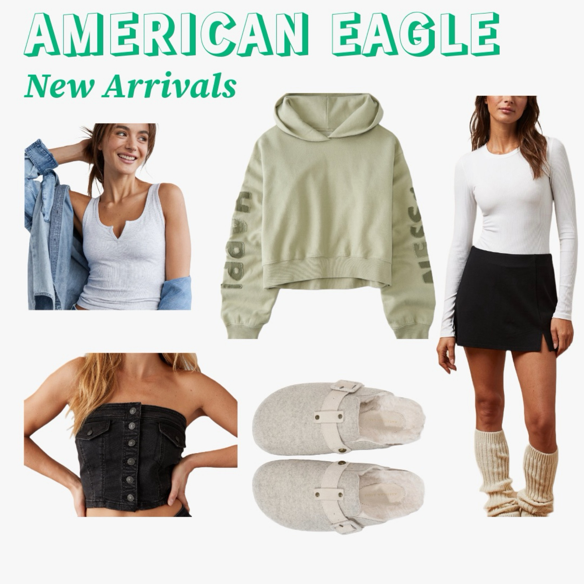 American Eagle new arrivals I’m OBSESSED with ☘️

#LTKmidsize #LTKfindsunder50 #LTKMostLoved