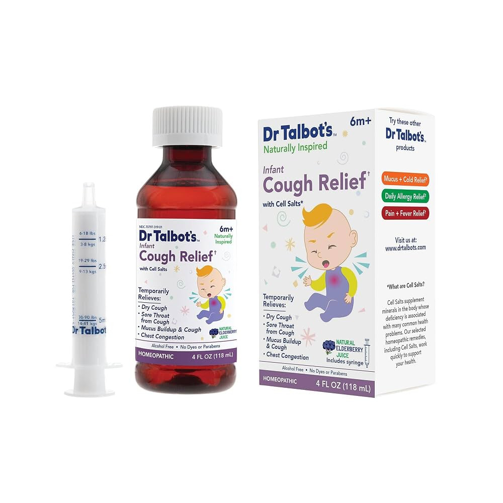 Dr. Talbot's Infant Cough Relief with Cell Salts - 4 fl oz - Naturally Inspired Kids Cough Medici... | Amazon (US)