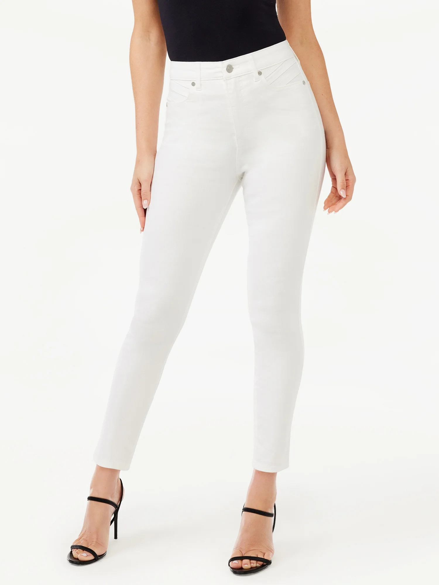 Sofia Jeans by Sofia Vergara Women's Rosa Super High Rise Topstitch Pocket Jeans | Walmart (US)