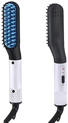 Electric Beard/Hair Straightener Brush Comb, Hot Tools Hair Flat Curling Iron, Fast Shaping for B... | Amazon (US)