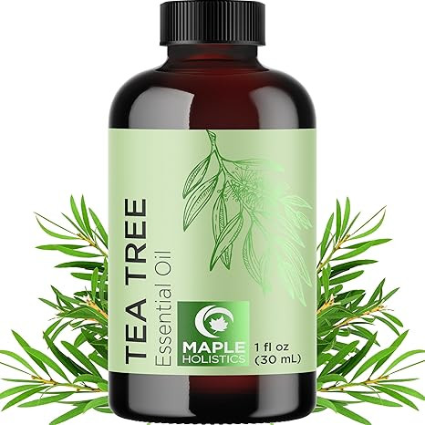 Pure Tea Tree Oil for Hair Skin and Nails - 100% Pure Undiluted Tea Tree Essential Oil with Dropp... | Amazon (US)