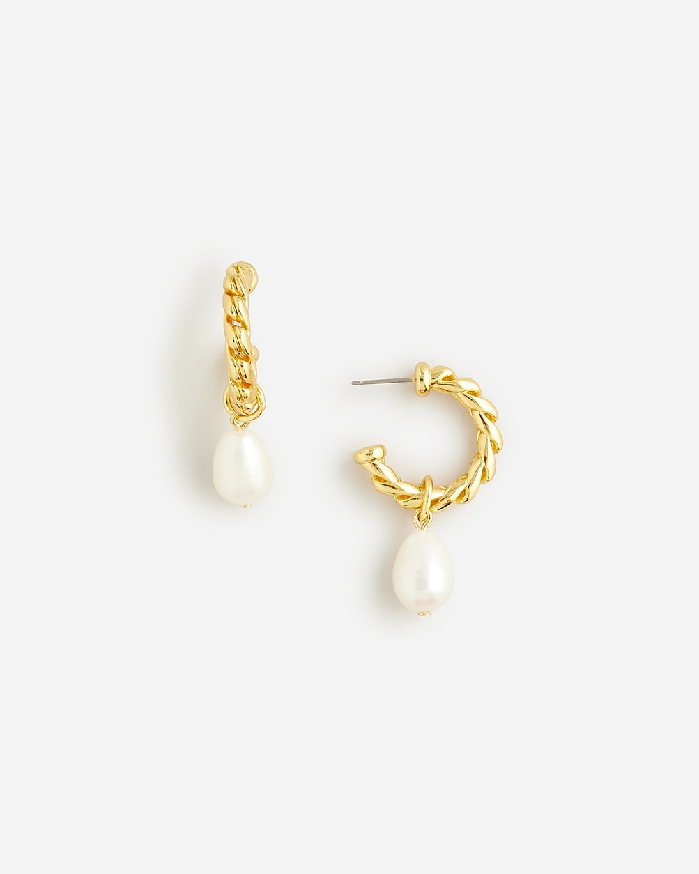 Textured freshwater pearl drop earrings | J. Crew US