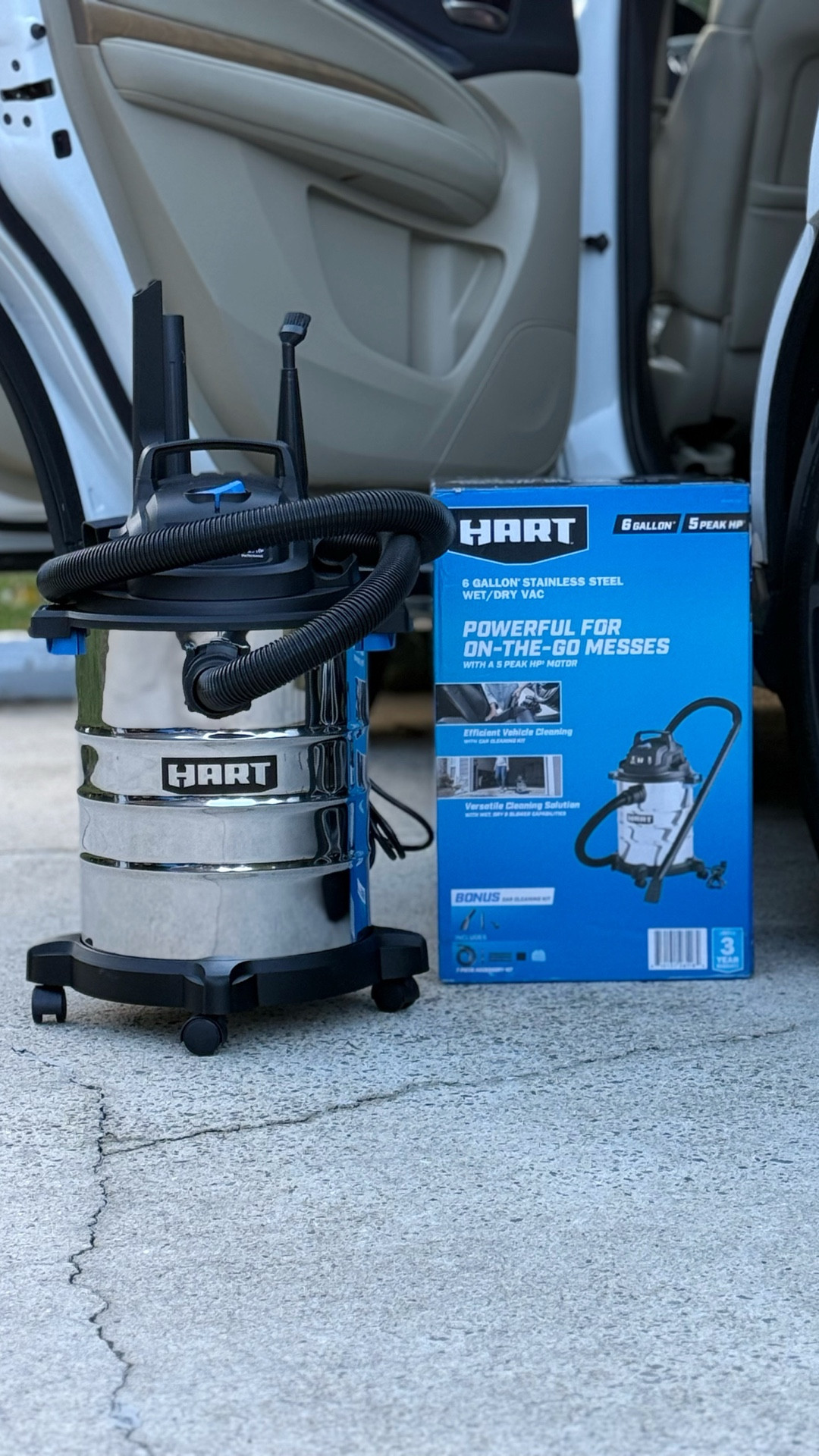 A lightweight wet/dry vacuum with powerful suction and a cleaning kit?  #walmartpartner And it’s only $29.97??  Yes please! 🎁🛒. This Hart vac makes cleaning the house, garage and even those little car crevices so much easier!  Grab this deal easily at Walmart and get a head start on your holiday shopping!   @walmart #walmart

#LTKHome #LTKGiftGuide #LTKSaleAlert