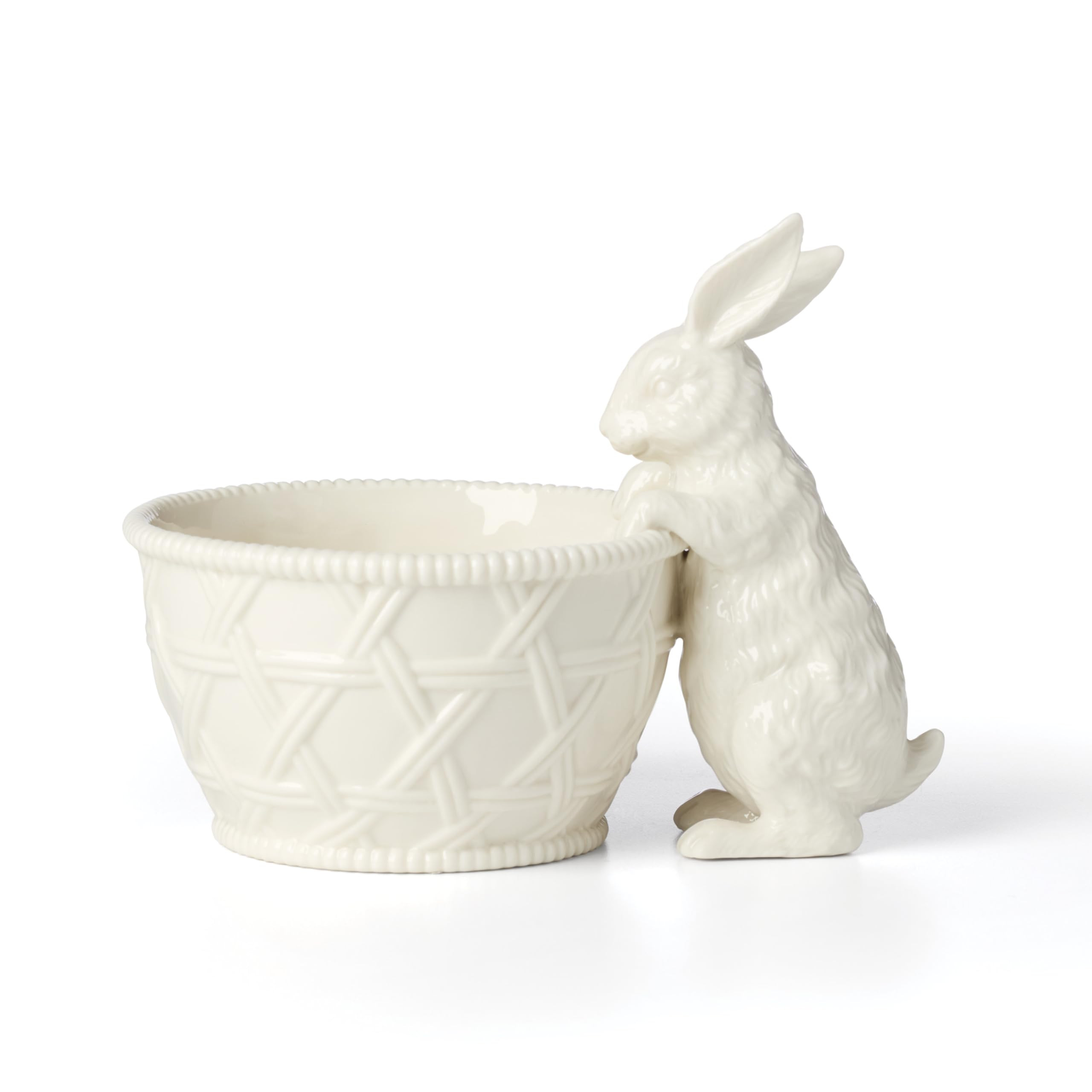 Lenox 897157 Wicker Creek Bunny Candy Dish, Easter Serveware | Amazon (US)