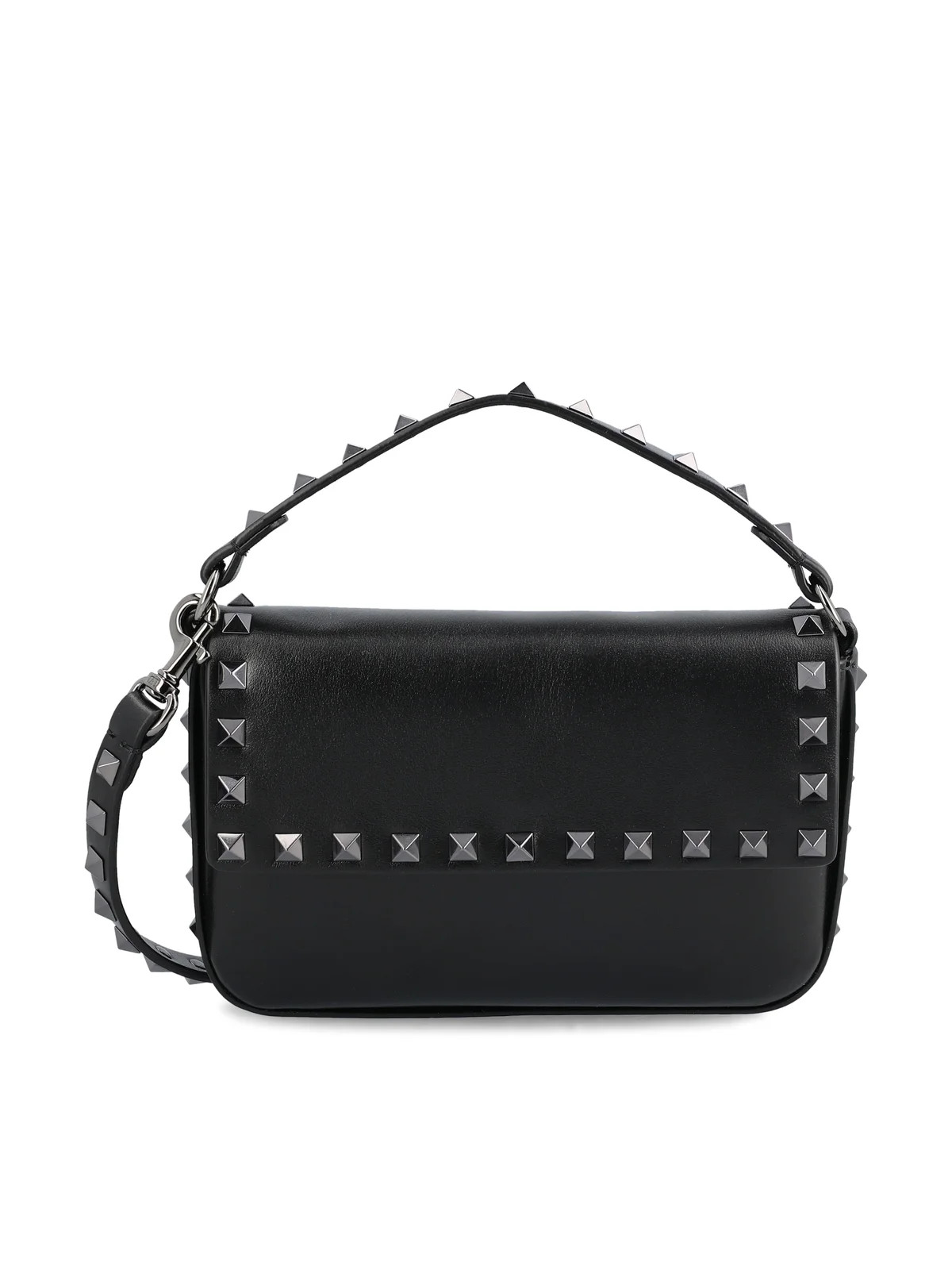 Valentino	Garavani Rockstud Foldover Top Shoulder Bag | Cettire Global
