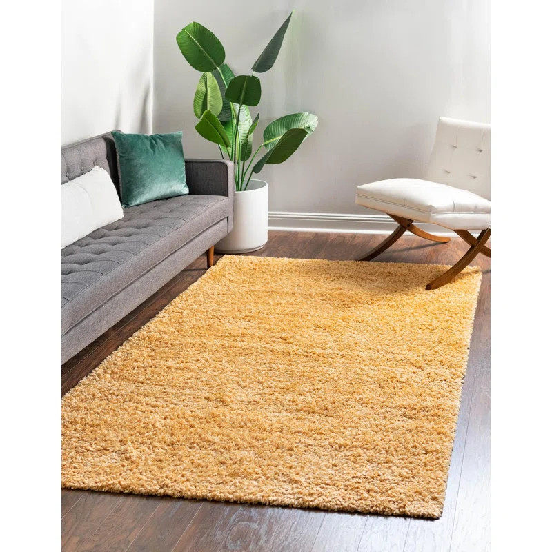 Wawona Machine Woven / Power Loomed Performance Sunglow Rug | Wayfair North America