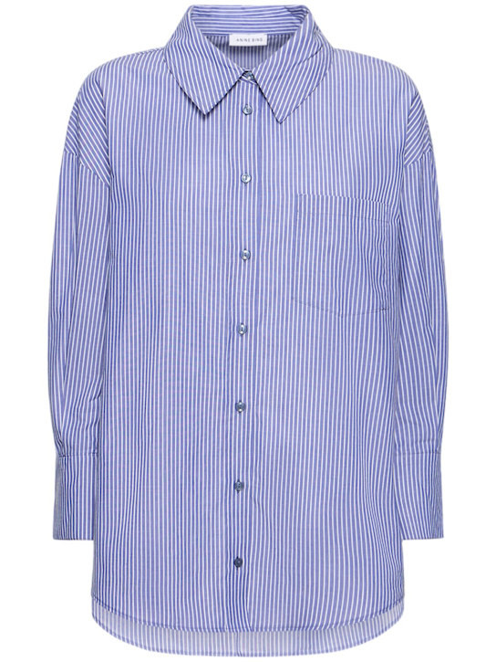 Mika pinstriped cotton shirt | Luisaviaroma