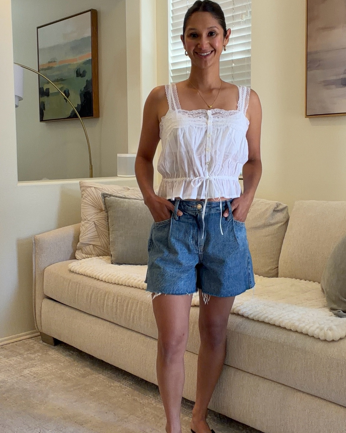 These lace tanks might be my favorite purchase from the Abercrombie x LTK sale 🤍🖤

I picked them up in both black and white because they’re that good. They feature adjustable straps, beautiful lace detailing, and a waist tie that lets you customize the fit.

🤍the white has such a chic, feminine look with delicate sandals.

Perfect with denim shorts, jeans, or a skirt—and easy to dress up or down all summer long.

#LTKxAbercrombie
