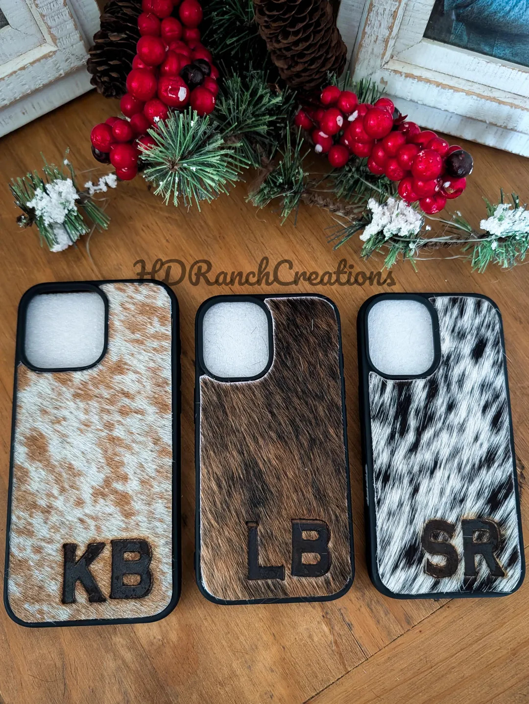 Cowhide iPhone Case -Western Phone Case | Etsy (US)