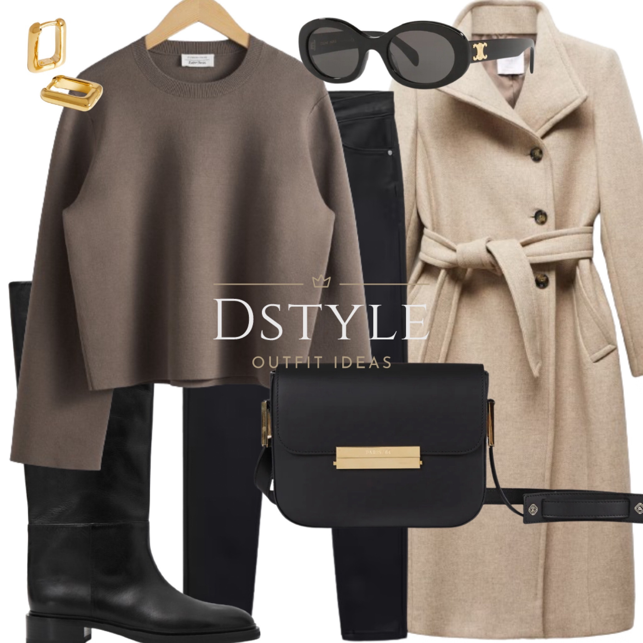Cozy textures and chic accents! 🍂 Featuring a mole sweater paired with black skinny push-up jeans and a beige belted wool coat for effortless sophistication. Complete the look with black leather riding boots and a stunning bag from Paris64. Perfect for adding a touch of elegance to your cold-weather ensemble. #OOTD #WinterFashion

#LTKitbag #LTKfindsunder50 #LTKshoecrush