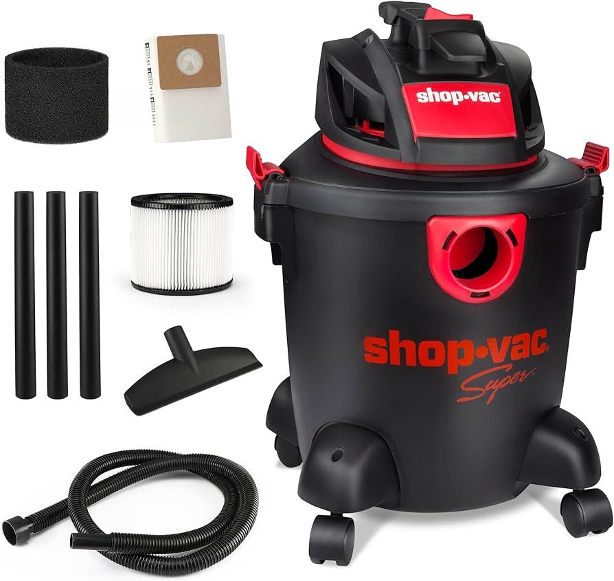 Shop-Vac 5 Gallon 3.5 Peak HP Wet/Dry Vacuum, Portable Heavy-Duty Shop Vacuum 3 in 1 Function wit... | Amazon (US)