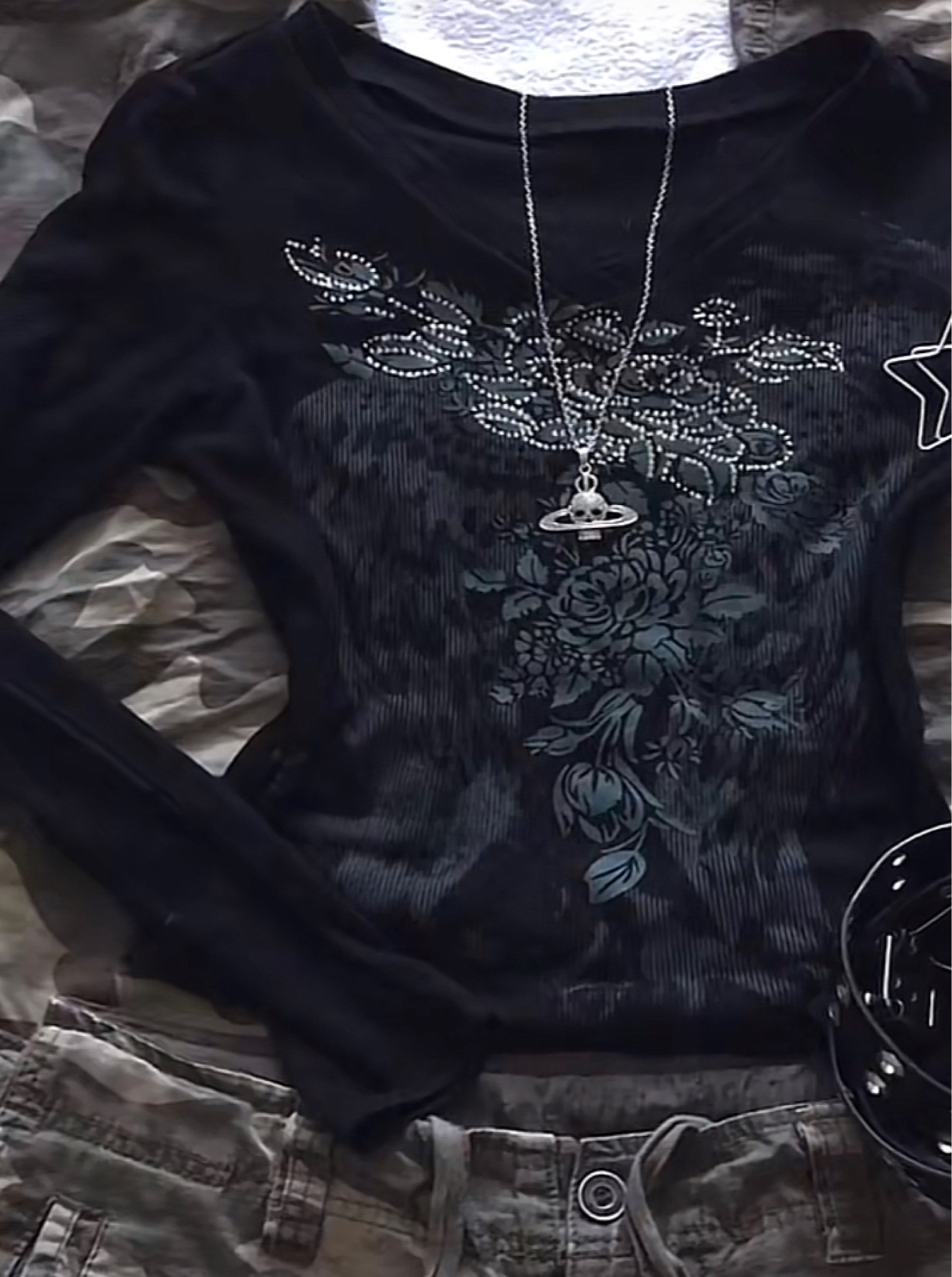 Y2k bling long sleeve 

#LTKHoliday #LTKxPrime #LTKVideo