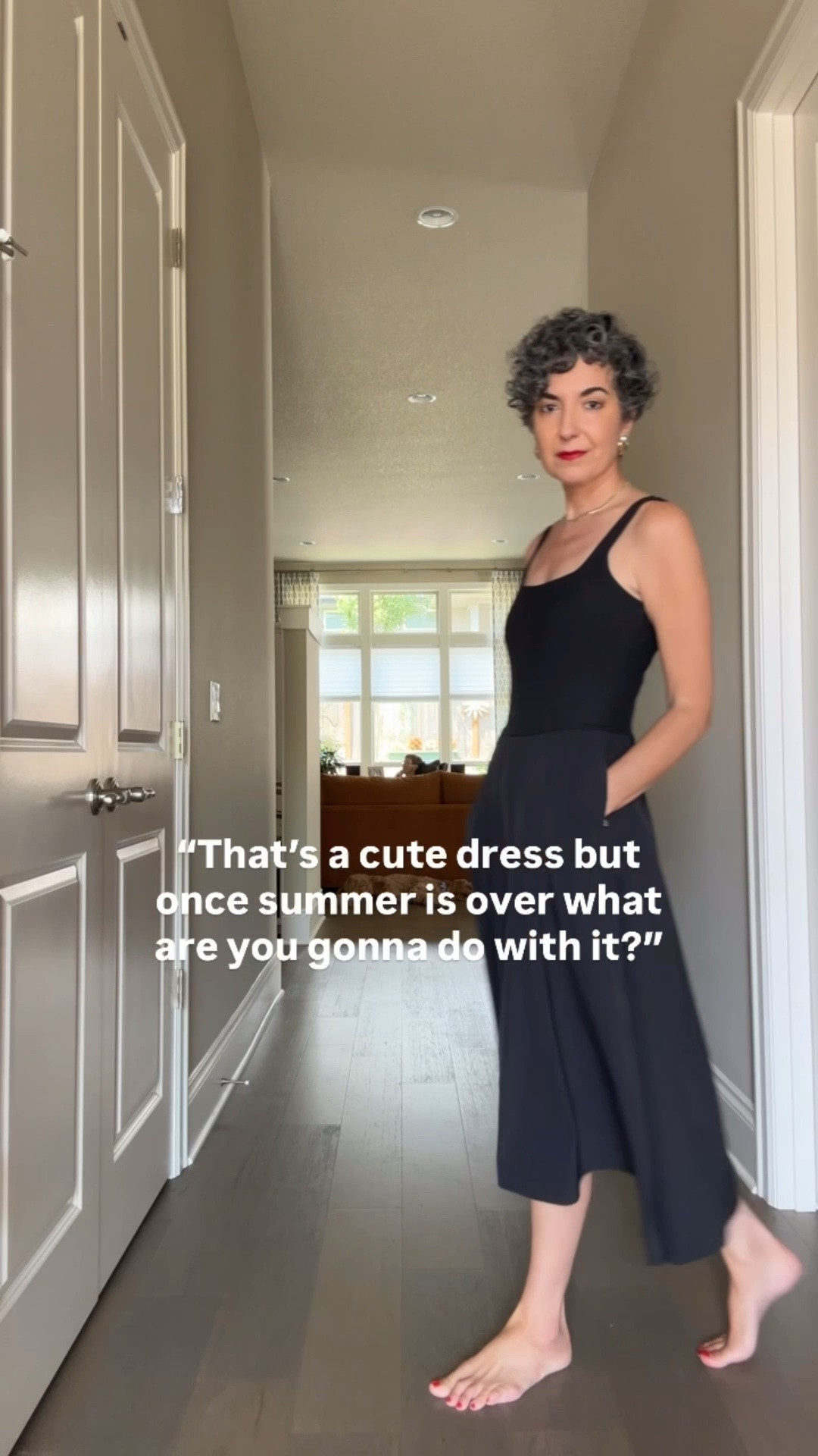 Styling this black ballet dress from the Nordstrom Anniversary Sale for now….and later! This is a workhorse that will carry you easily into fall! It also comes with a built in bra! 🙌🏼 I’m in a size small! 
.
#nsale

#LTKSaleAlert #LTKSeasonal #LTKOver40