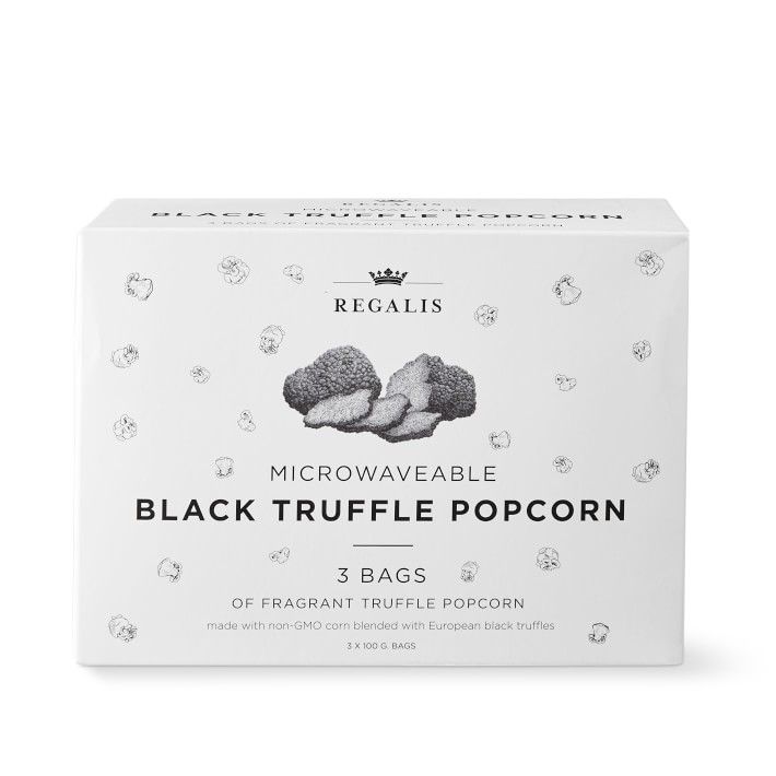 Regalis Microwavable Black Truffle Popcorn | Williams-Sonoma