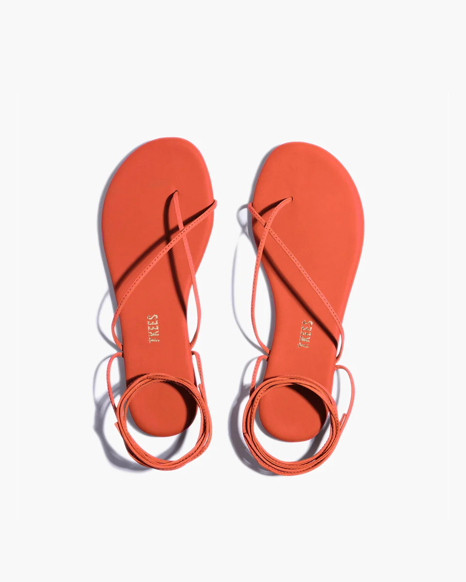 Roe Pigments in Tangerine | Sandals | Women's Footwear | TKEES