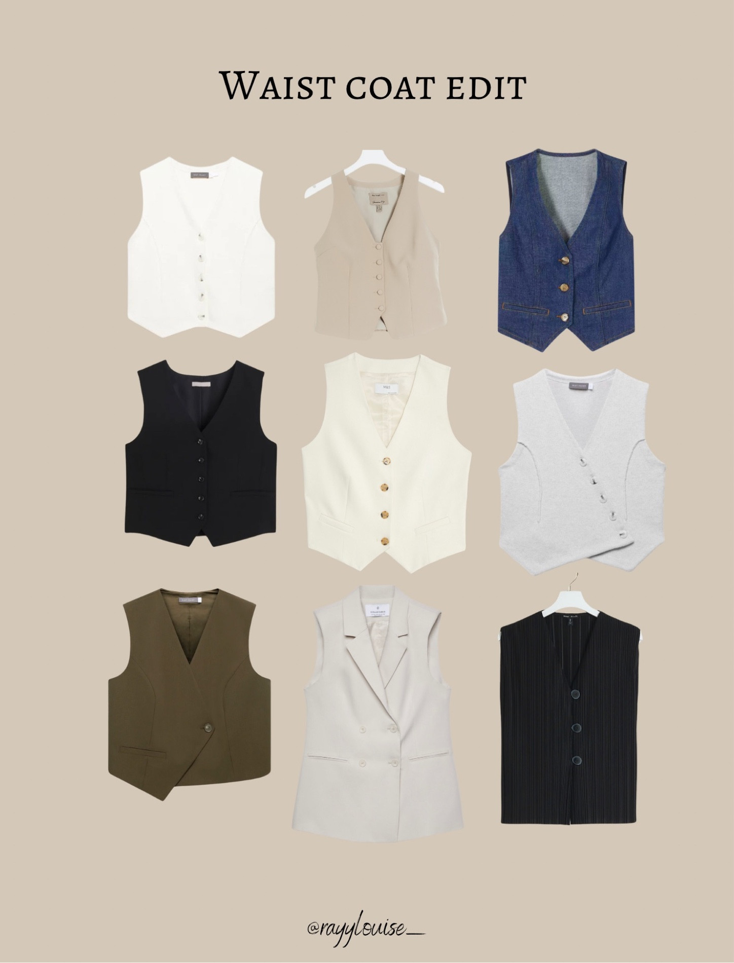 Waistcoat Edit☑️

#LTKstyletip #LTKeurope #LTKSpringSale