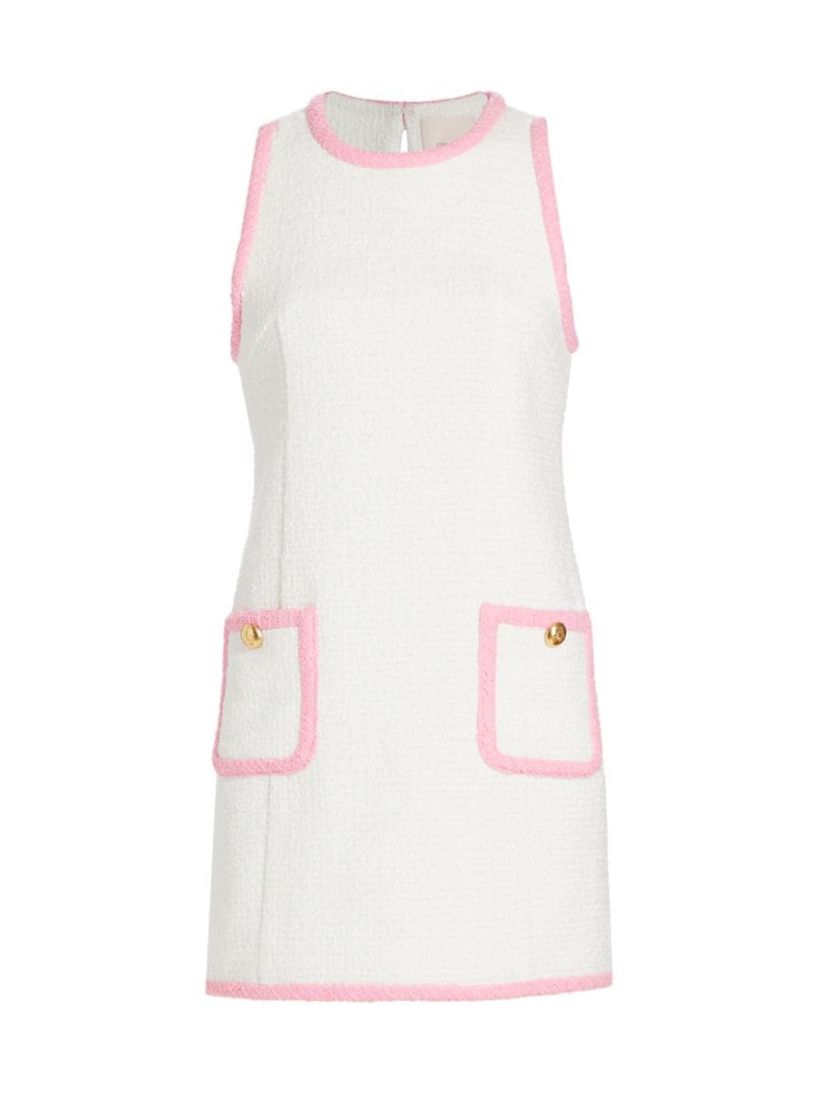 Auden Sleeveless Tweed Minidress | Saks Fifth Avenue