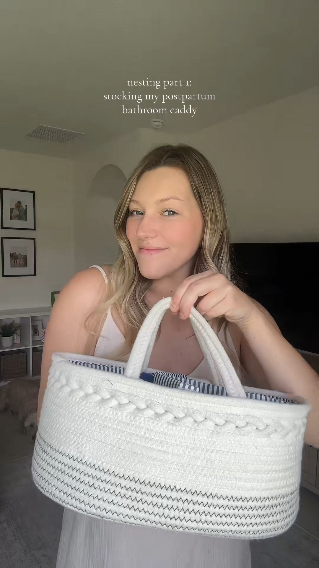 postpartum bathroom caddy 🤍

#LTKBaby #LTKBump