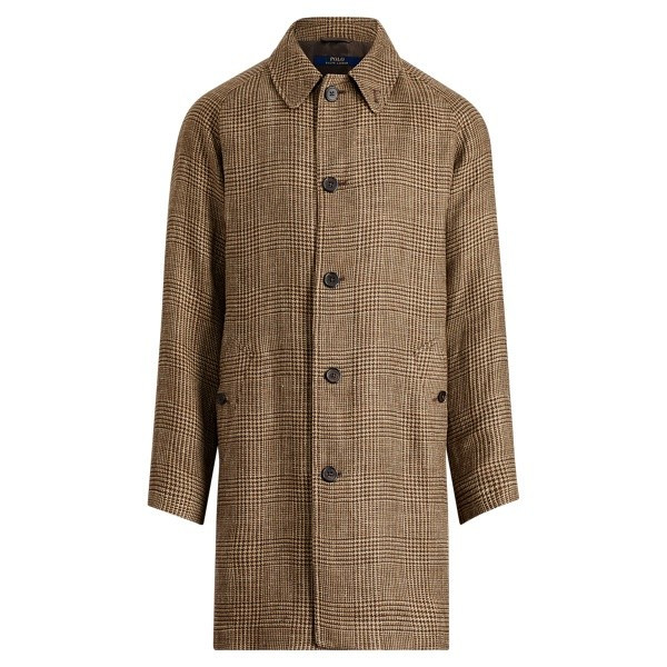Glen Plaid Balmacaan Topcoat | Ralph Lauren (US)
