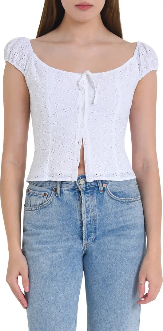 Catalina Eyelet Embroidery Top | Nordstrom