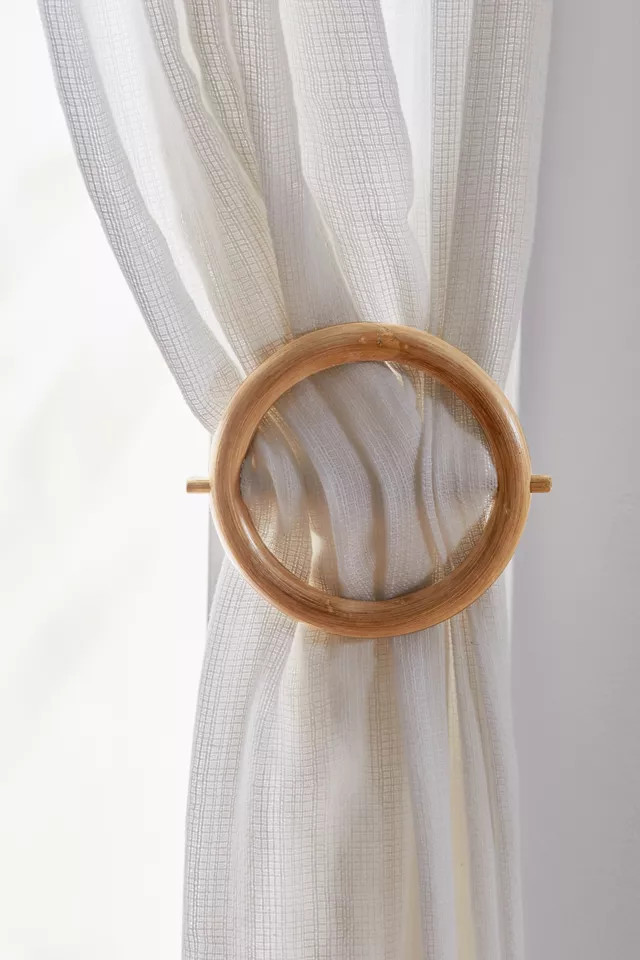 Ria Rattan Curtain Tie-Back | Urban Outfitters (US and RoW)