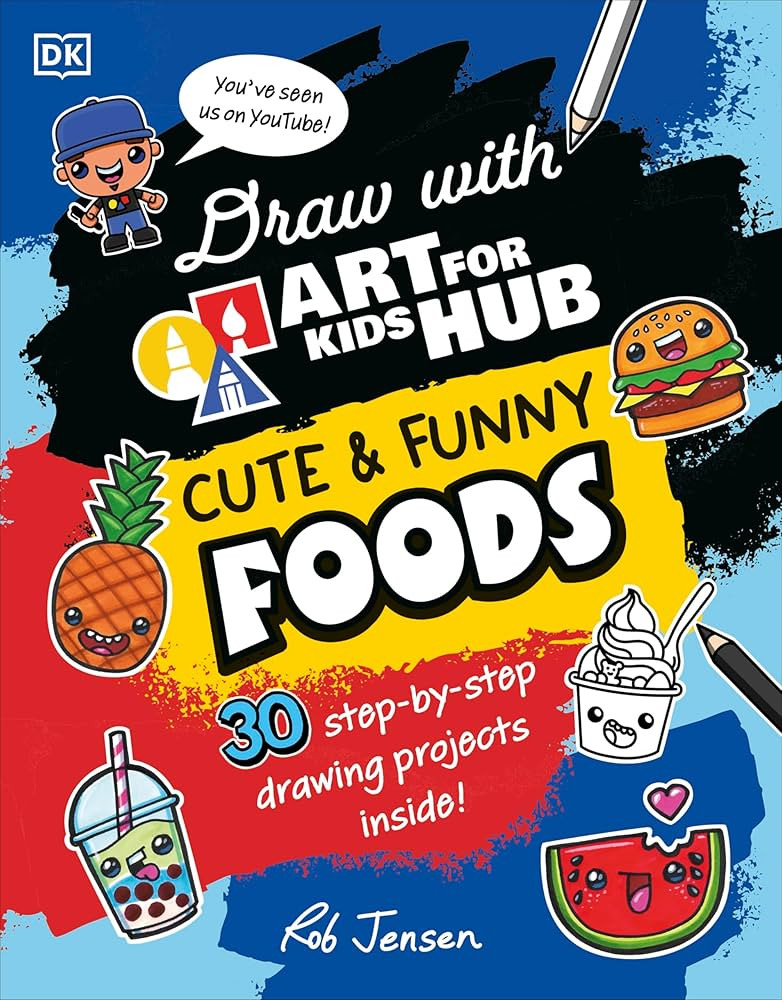 Draw with Art for Kids Hub Cute and Funny Foods | Amazon (US)