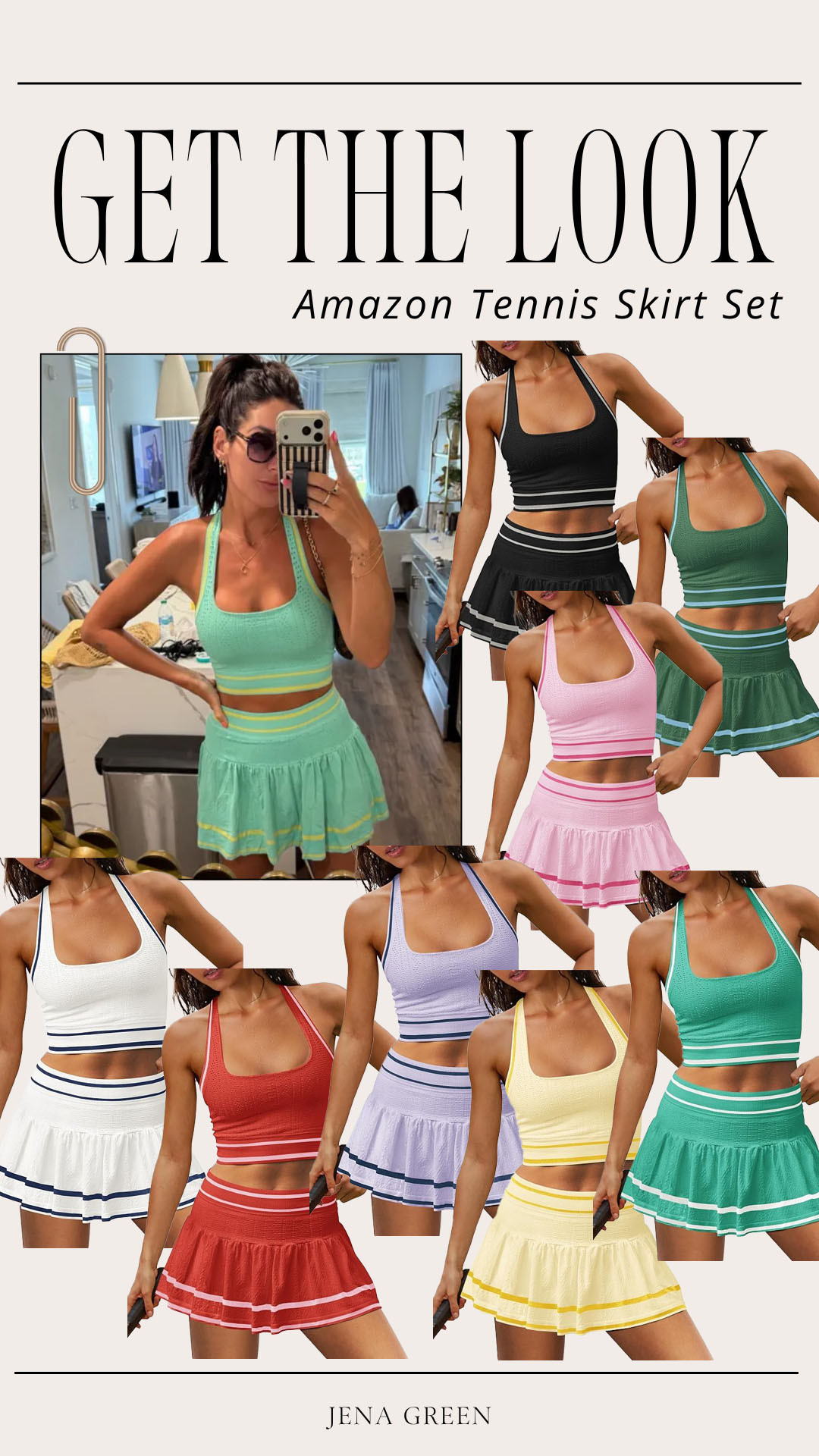 Get the look | Amazon Tennis Skirt Set | Amazon Set 

 #LTKootd #LTKSeasonal