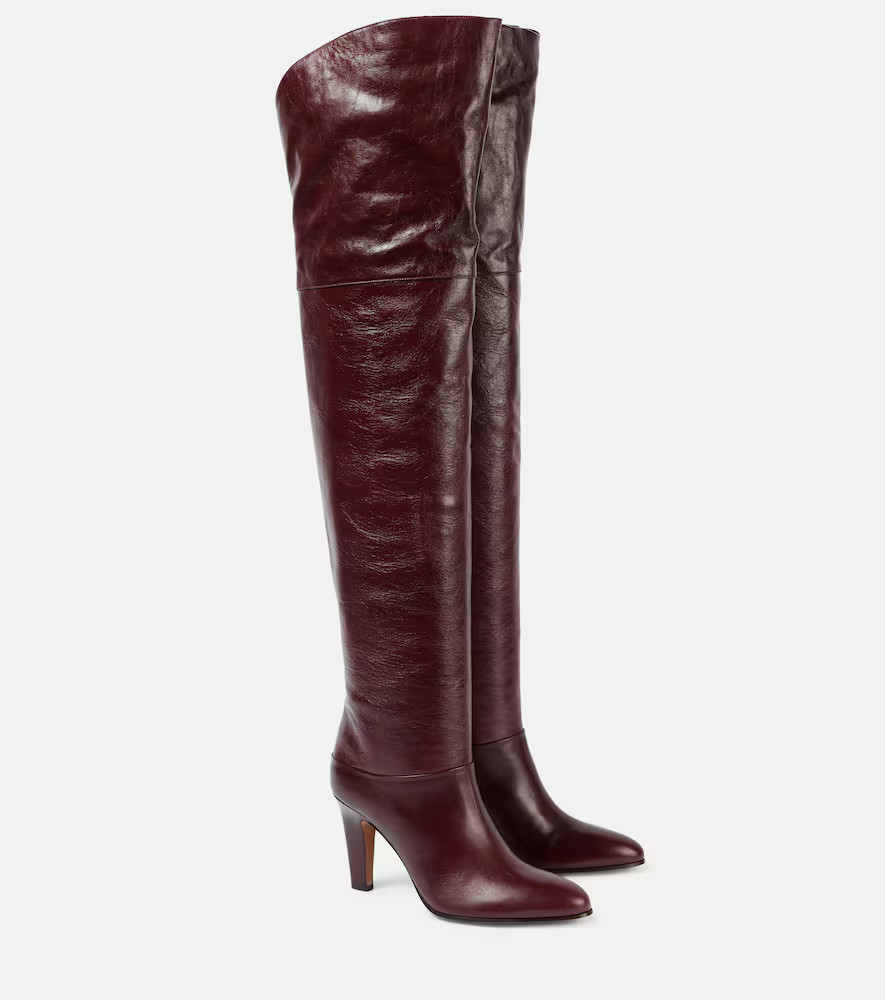 ChloÃ© Eve 85 leather over-the-knee boots | Mytheresa (US/CA)