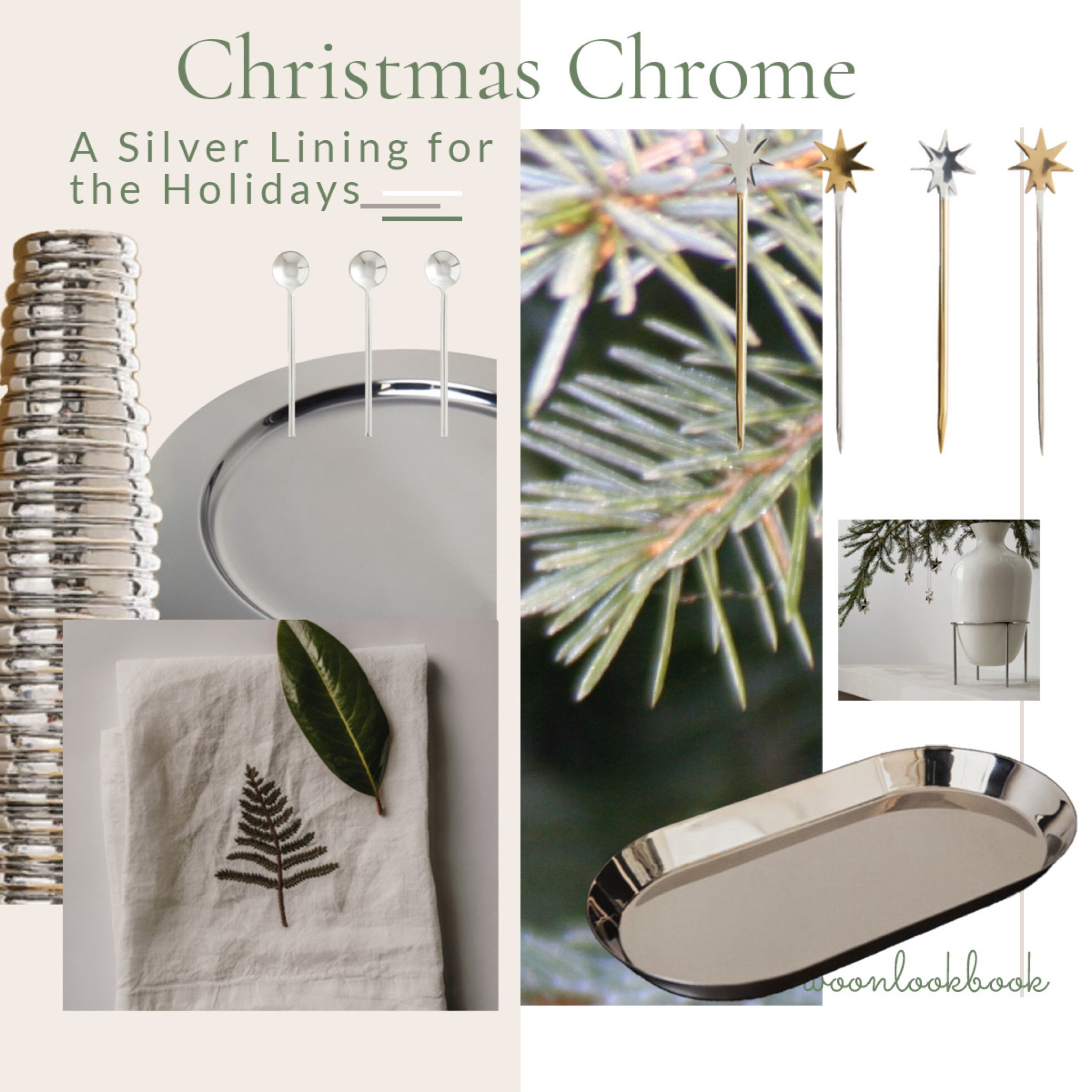 Christmas Chrome, a silver lining for the Holidays. 
Elevate Your Holiday Decor: Chrome Accents for a Modern Christmas. Home decor, Home finds, Holiday home, Christmas decor, Modern home, Underplate, spoons, napkins, tablecloth, vase, ornaments

#LTKhome #LTKstyletip