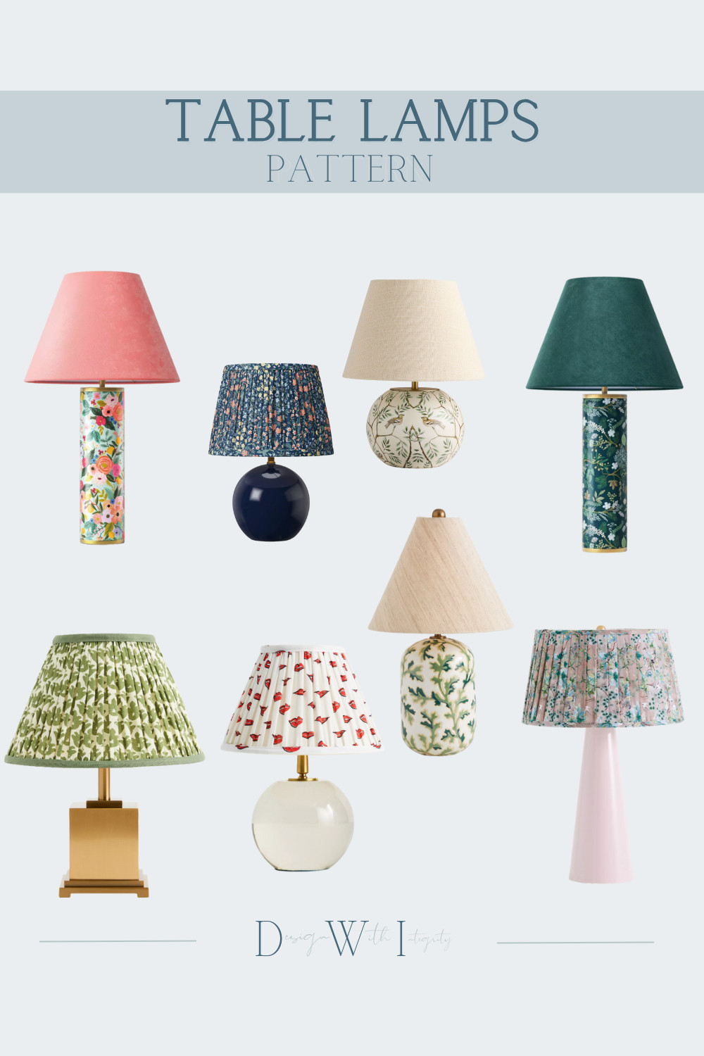Bring personality and charm into your home with patterned table lamps that make every corner feel curated and full of character. From bold florals to delicate botanicals, these lamps add a designer-inspired touch and are perfect for layering texture, pattern, and light into your space.

Whether you’re styling a reading nook, bedside table, or entry console, these patterned lamps elevate the mood while complementing any interior style.
Tap to shop your favorite or save this for your next home refresh!


#tablelamps #patternedlamps #interiordesigninspo #homeinteriorstyle #ltkhome #shopltk #ltkdecor #homedecorinspo #interiorstyling #homedesignideas #beautifulhomes #decortrends #homeaccessories #lightinglove #homeaccents #moodboarddesign #interiorstyleguide #lightingdesign #designwithintegrity #homedecorideas #moderntraditional #stylingtips #homeinspo #shopthepost #designerlighting 

 #LTKHome