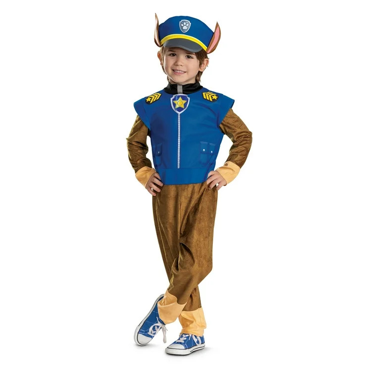 Paw Patrol Chase Costume for Toddlers, Boys (3T-4T) | Walmart (US)
