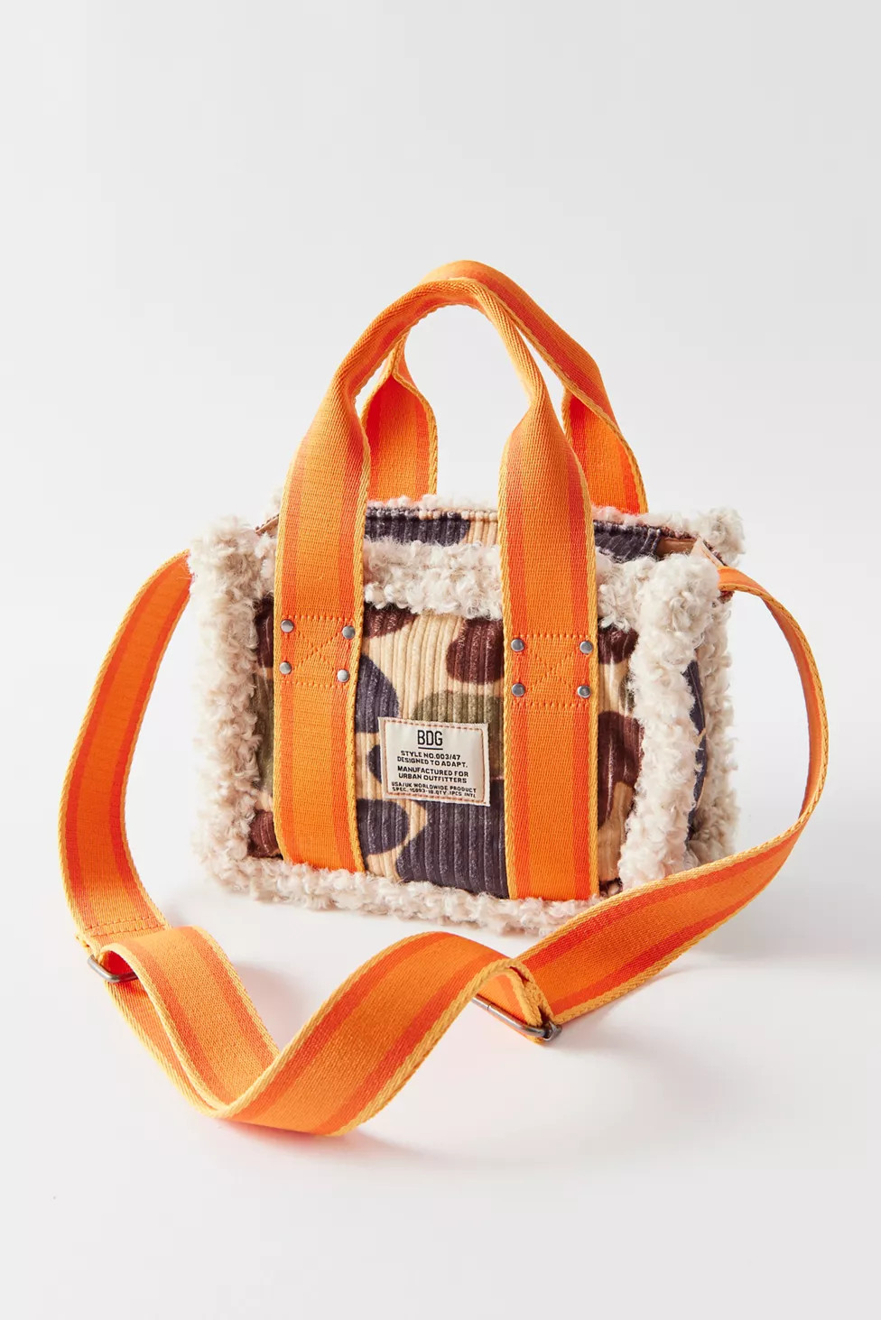 BDG Serena Sherpa Mini Tote Bag | Urban Outfitters (US and RoW)