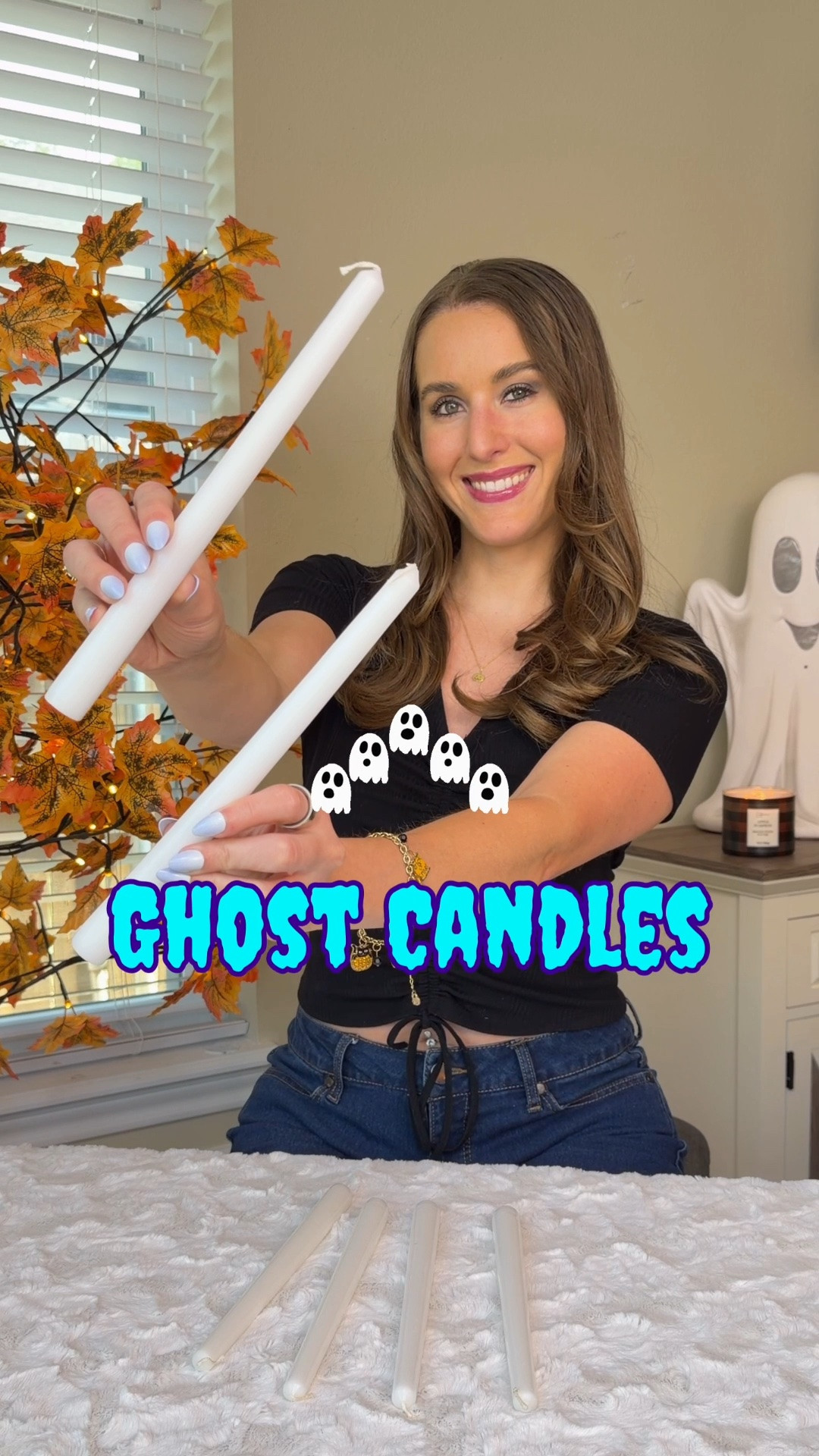 DIY ghost candles. Halloween crafts. Halloween decor. Halloween candles. Fall crafts. Fall decor. Taper candles. Ghost decorations. Halloween 2026.

#LTKSeasonal